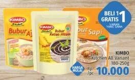 Promo Harga KIMBO Kitchen Bubur All Variants 180 gr - LotteMart