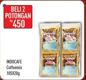 Promo Harga Indocafe Coffeemix per 2 pouch 10 pcs - Hypermart