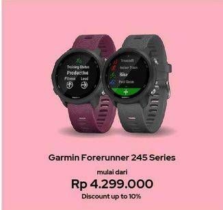 Promo Harga GARMIN Forerunner 245 Running Smartwatch  - Erafone