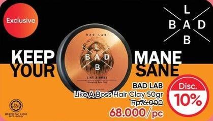 Promo Harga BAD LAB Like A Boss Sculpting Hair Clay 50 gr - Guardian