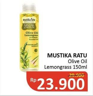 Promo Harga MUSTIKA RATU Olive Oil Lemon Grass 150 ml - Alfamidi