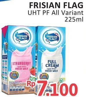 Promo Harga Frisian Flag Susu UHT Purefarm Kecuali Low Fat, Kecuali Low Fat Chocolate, Kecuali Low Fat French Vanilla, Kecuali Low Fat Strawberry, Kecuali Coconut Delight, Kecuali Sereal Coklat, Kecuali Sereal Kopi, Kecuali Sweet Delight 225 ml - Alfamidi