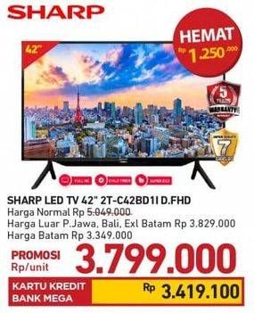 Promo Harga SHARP 2T-C42BD1i | LED TV 42"  - Carrefour