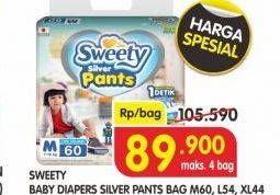 Promo Harga Sweety Silver Pants M60, L54, XL44  - Superindo