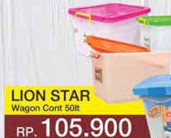 Promo Harga LION STAR Wagon Container 50000 ml - Yogya