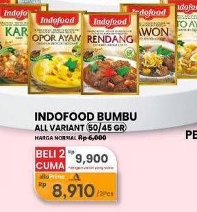 Promo Harga Indofood Bumbu Instan All Variants 45 gr - Carrefour