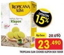 Promo Harga Tropicana Slim Cookies Klepon 100 gr - Superindo