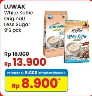 Promo Harga Luwak White Koffie  - Indomaret