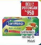 Promo Harga Sariwangi Teh Melati per 2 box 25 pcs - Hypermart