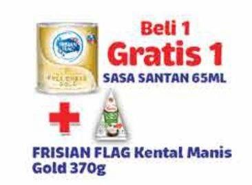 Sasa Santan 65 ml, Frisian Flag Kental Manis Gold 370g