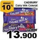Promo Harga CADBURY Dairy Milk 62 gr - Giant