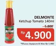 Promo Harga DEL MONTE Saus Tomat 140 ml - Alfamidi