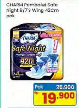 Promo Harga Charm Safe Night Gathers 42cm 7 pcs - Indomaret