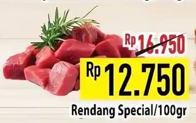 Promo Harga Daging Rendang Sapi per 100 gr - Hypermart