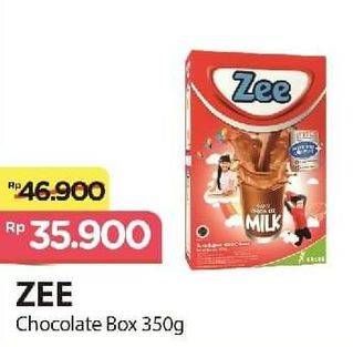 Promo Harga ZEE Susu Bubuk Swizz Chocolate 350 gr - Alfamart