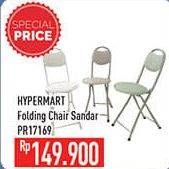 Promo Harga HYPERMART Folding Chair Standar PR17169  - Hypermart