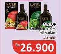 Promo Harga NATUR Shampoo All Variants 140 ml - Alfamidi