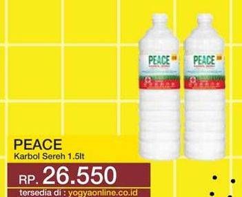 Promo Harga PEACE Karbol Sereh 1500 ml - Yogya