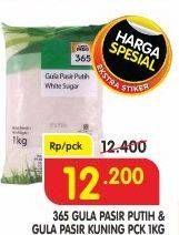 Promo Harga 365 Gula Pasir Putih, Kuning 1000 gr - Superindo