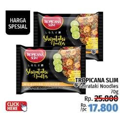 Promo Harga Tropicana Slim Instant Noodle 70 gr - LotteMart