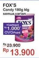 Promo Harga Foxs Crystal Candy All Variants 180 gr - Indomaret