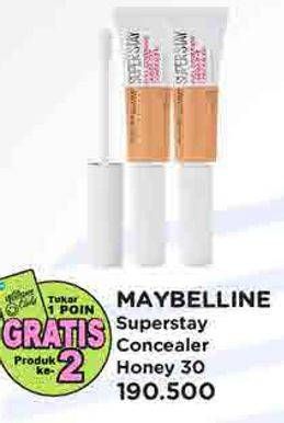 Promo Harga Maybelline Superstay Full Coverage Under-Eye Concealer 30 Honey 7 ml - Watsons