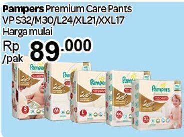 Promo Harga PAMPERS Premium Care Active Baby Pants S32, M30, L24, XL21, XXL17  - Carrefour