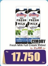 Promo Harga Cimory Fresh Milk Full Cream 950 ml - Hari Hari