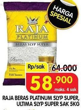 RAJA Beras Platinum Slyp Super, Ultima Slyp Super 5 kg