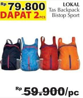 Promo Harga LOKAL Tas Backpack Bistop Sport  - Giant