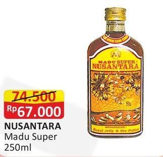 Promo Harga MADU NUSANTARA Madu Super 250 ml - Alfamart