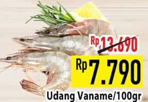 Promo Harga Udang Vanamae per 100 gr - Hypermart