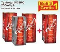 Promo Harga Sosro Teh Botol All Variants per 3 pcs - Indomaret