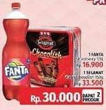 Promo Harga Fanta + Selamat Chocolish  - LotteMart