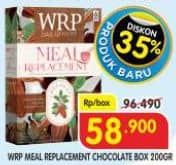 Promo Harga WRP Lose Weight Meal Replacement Cokelat 324 gr - Superindo
