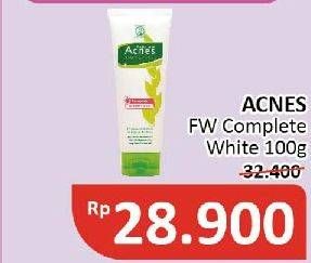 Promo Harga Acnes Facial Wash Complete White 100 gr - Alfamidi