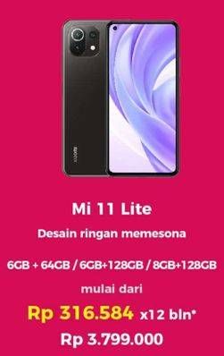 Promo Harga XIAOMI Mi 11 Lite  - Erafone