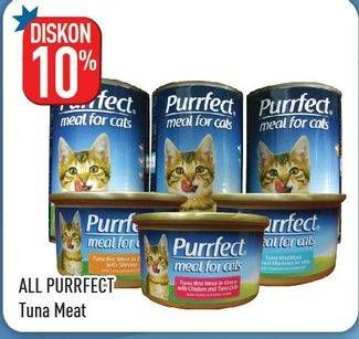 Promo Harga PURRFECT Cat Food Tuna Meat  - Hypermart