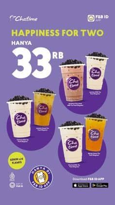 Promo Harga Happiness For Two  - Chatime