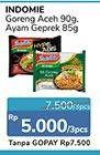 Promo Harga INDOMIE Mie Goreng Aceh/Ayam Geprek  - Alfamidi