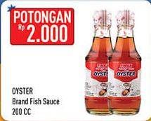 Promo Harga FINNA Fish Sauce Oyster (Kecap Ikan Cap Oyster) 200 ml - Hypermart