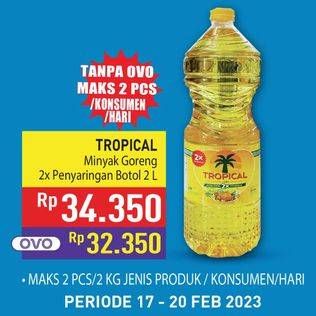 Promo Harga Tropical Minyak Goreng 2000 ml - Hypermart