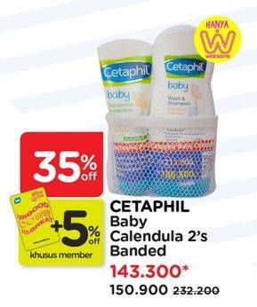 Promo Harga Cetaphil Baby Gentle Wash & Shampoo Calendula 230 ml - Watsons