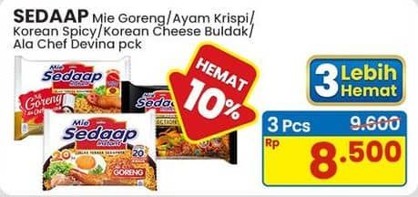 Promo Harga Sedaap Mie Goreng  - Indomaret