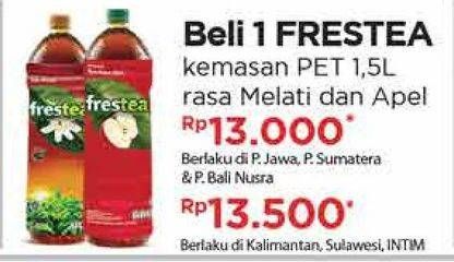 Promo Harga Frestea Minuman Teh Original, Apple 1500 ml - Hypermart