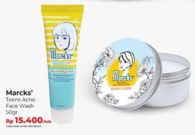 Promo Harga MARCKS Teen Acne Face Wash 50 gr - Carrefour