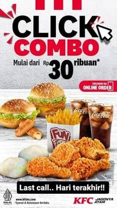 Promo Harga Click Combo  - KFC