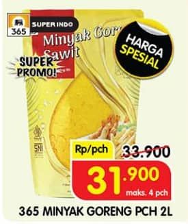 Promo Harga 365 Minyak Goreng 2000 ml - Superindo