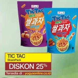 Promo Harga Dua Kelinci Tic Tac Rice Sharepack 64 gr - Yogya