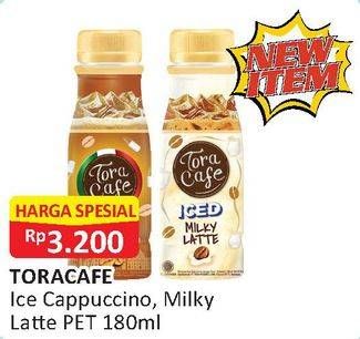 Promo Harga Torabika Toracafe Iced Drink Capuccino, Milky Latte 180 ml - Alfamart
